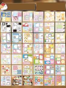 1 libro de 42 pegatinas troqueladas y editables, libro de pegatinas de la serie de la tienda de conveniencia vintage y linda, adecuado para decorar fundas de teléfonos, portátiles, cascos, patinetas
