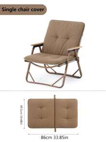 1 件户外便携式椅垫，可折叠露营休闲清洁垫，保暖椅套，适用于家庭、露营、野餐