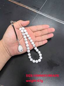 Gift Tasbih Natural HOLOLITE STONE Turquoises Misbaha Isalmic 33 Prayer Beads Arabic Fashion Accessories