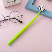 可爱熊猫摇摇圆珠笔，创意文具礼物，软凝胶墨水笔，高品质办公/学生签名笔，返校 - 彩色 - 查看 4