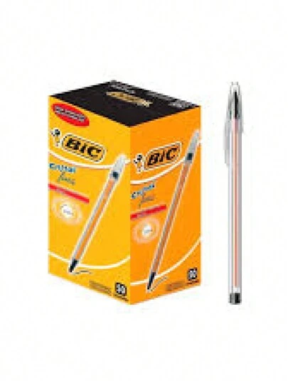 Caneta Bic  Dura+ Azul, vermelha ou preto 50 Und.