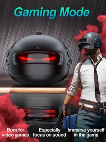 Wireless Gaming Earbuds-Low Latency Bluetooth 5.3 Earbuds  3D Stereo Bass Bluetooth Headphones In Ear Noise Cancelling Mic Large Capacity Battery Earphones - 黑色 - 查看 6