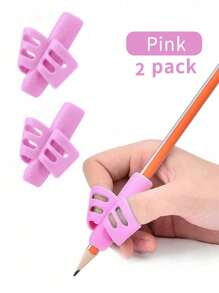 Pencil Grip, Handwriting Posture Correction Holder, Ergonomic Writing 3-Pack: Blue, Green, Orange), Suitable For Office, School, Drawing, Markers, Stationery, Universal Writing Training Tools, Professional Supplies For Learning And Work, Back To School, Gift For All Ages