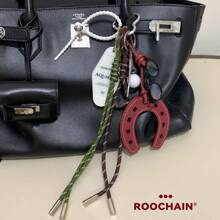 Anchor Red Horseshoe Shaped, Fashionable Bag Charm, Handcrafted Rope, Mini Golf Club, Couples Keychain, Car Keychain, Holiday Gift