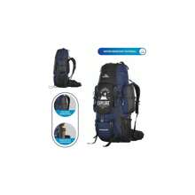 80L Outdoor Hiking Backpack With Waterproof Cover And Shoe Compartment For Men And Women - NavyBlue1 - View 5