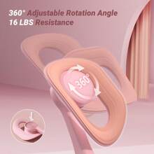 MERACH 1pc Thigh Master, Thigh Trainer, Pelvic Floor Muscle Trainer, Inner Thigh Exercise Workout Equipment For Home, Home Fitness Equipment For Hip/Leg/Butt