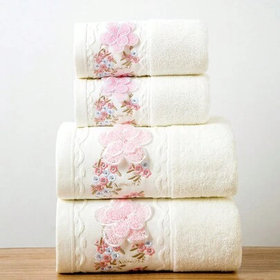 1 chiếc khăn tắm trắng thêu hoa, khăn tắm hình chữ nhật trơn màu tối giản 27,55"x55,11" hoặc khăn tay/mặt nhỏ 13,38"x29,52", khăn choàng tắm/bơi cho người lớn, nhanh khô, thấm hút, mềm mại, không phai màu, thích hợp cho phòng tắm, khách sạn, phòng tập thể dục, quà tặng ngày lễ, trang trí phòng tắm du lịch, trang trí mùa thu, trở lại trường cho tiệm làm đẹp, khăn tắm phòng tắm tại nhà cho tiệm làm đẹp, khách sạn, thể thao, đồ dùng gia đình, khăn tắm, chăm sóc da