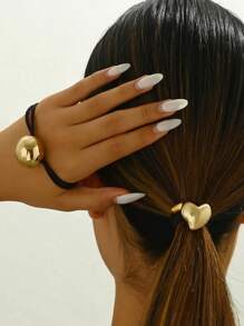 1pc/2pcs/3pcs Hair Ties Fashionable Simple Atmosphere Suitable For Different Occasions Elegant Hair Tie