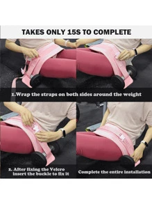 1pc Pink Hip Thrust Training Belt For Dumbbell,Hip Resistance Band With 14cm Width, Hip Pad For Glute Bridge & Butt Exercise, For Dumbbell & Kettlebell Workout, Bow Step & Reverse Squat Gym Accessories, Sport, Gym, Home Exercise, Gym Weights, Weights, Women's Weights