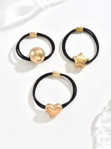 1pc/2pcs/3pcs Hair Ties Fashionable Simple Atmosphere Suitable For Different Occasions Elegant Hair Tie