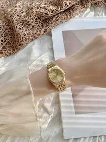 1pc Women's Classic Quartz Watch, Suitable For Daily Wear, Business Meetings, Also Can Be Given As A Gift To Students Going Back To School - one-size - View 13