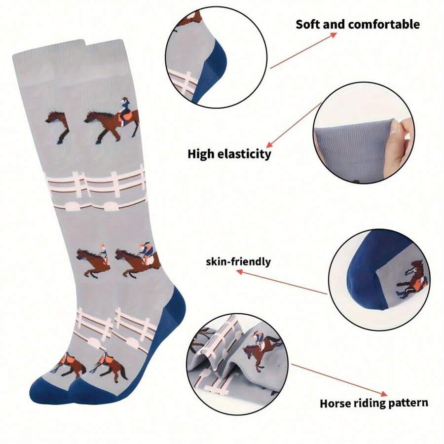 Bramble - Ladies Jodhpur Riding Sock | 2 Pair | U.K. Size 4-7