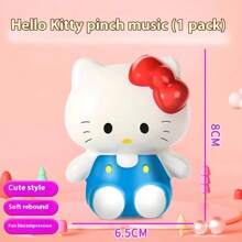 Sanrio 1pc Sanrio Dress Slow Rebound Pinch Music Stress Relieving Toy Kawaii Sanrio Kuromi Cinnamoroll Melody Decompression Stress Relief Squishy Y2K Hello Kitty Hand Pinch Toy Healing Gift