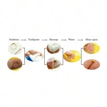 6pcs 925 Sterling Silver Nose Piercing Stud, Round 1.5mm/2.0mm/2.5mm/3.0mm CZ Nose/Ear Studs - Silver - View 6