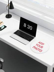 A Customizable Mousepad For Office Use, 20cm*20cm,You Can Add Your Photos To Make Your Own Personal Mousepad