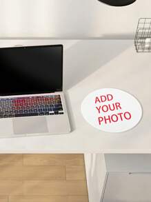 A Customizable Mousepad For Office Use, 20cm*20cm,You Can Add Your Photos To Make Your Own Personal Mousepad