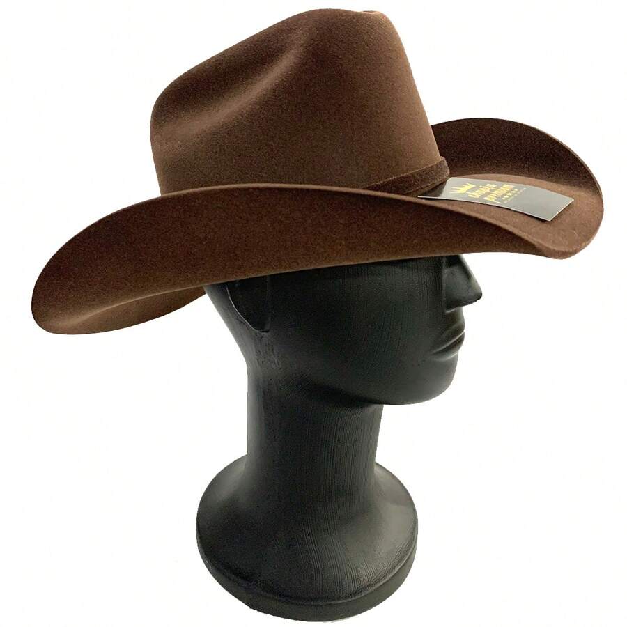 Country Hat For Men And Women, American Country Unisex, Traditional Band, Rodeo Party, Cowboy Show - Cà phê nâu - Xem 1