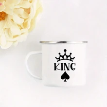 1 pièce Tasse de 11oz, tasse à lait, tasse à café avec l'impression "Monsieur/Madame toujours correctement". Spécialement préparée pour les couples, cadeau de la Saint-Valentin, cadeau de Noël, convient pour le bureau, le fitness, les loisirs à la maison - Multicolore - Voir 7