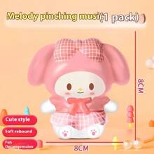 Sanrio 1pc Sanrio Dress Slow Rebound Pinch Music Stress Relieving Toy Kawaii Sanrio Kuromi Cinnamoroll Melody Decompression Stress Relief Squishy Y2K Hello Kitty Hand Pinch Toy Healing Gift