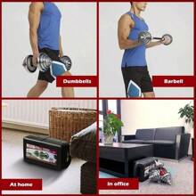 44LBS Adjustable Dumbbell Set Home Gym Cast Iron Barbell Sets With Carry Box 44lbs Office Bedroom Workout Dumbbells For Men And Women - 如圖所示 - 查看 7