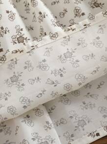 Robe élégante sans manches à fleurs dispersées pour jeune fille, printemps/été