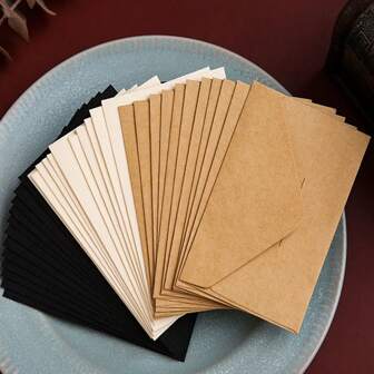 20 张带信封的感谢卡，简约设计，公司聚会邀请函，婚礼、订婚、毕业感谢信