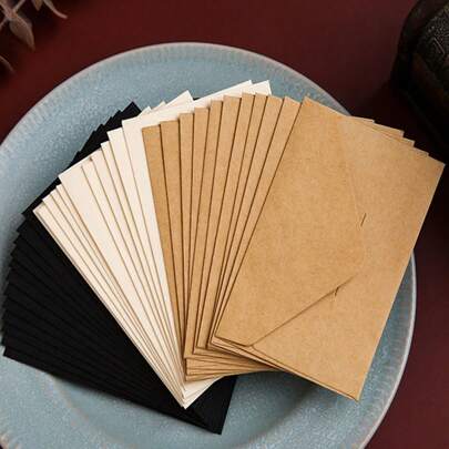 20 张带信封的感谢卡，简约设计，公司聚会邀请函，婚礼、订婚、毕业感谢信