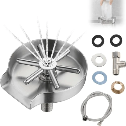 Macchina per la pulizia del vetro completamente automatica, macchina per la pulizia del vetro in acciaio inossidabile del lavello della cucina, lavatrice per bottiglie, lavatrice per tazze, macchina per la pulizia delle tazze, macchina per la pulizia del vetro, macchina per la pulizia delle tazze di vetro tazza di caffè