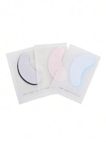 50 Pairs/ Black Patches Gel Eye Pads Eyelashes Paper Patches For Eyelash Extension Eye Tips Sticker Wraps Makeup Tools