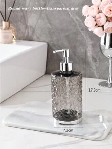 1 Stück nachfüllbare Badezimmer Flüssigseife/Shampoo/Toner Spender Flasche, Pumpflasche für Duschgel und Kosmetik Badezimmer Dekoration Herbstdekoration Schulanfang - Verschiedenfarbig - Übersicht 14