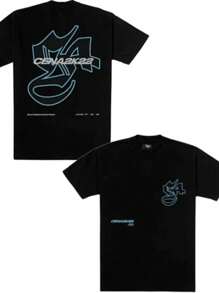 Unisex T-Shirt 100% Cotton Streetwear New Release Shipping Various Colors!! PLUS SIZE - 黑色 - 查看 1