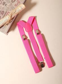 Adjustable Elastic Suspenders, Solid Color Brace Belts Suitable For Daily Wear, Party And More For Going Out Outfit Wedding Party And For Gift Autumn-Winter Accessories Halloween Costume,Suitable For Teens, Youth,Men,Casual, Outdoor, Athletic, Vacation, Graduation Gifts, Birthday, Daily Wear - Multicolor - View 13