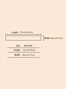 1pc Women's Black Rhinestone Embellished Head Scarf - Coffee Brown - View 4