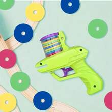 1pc Funny Carrot Shaped Gun, Shoots Soft Foam Discs, Outdoor Soft Dart Combat Toy Gun - Multicolor - View 10