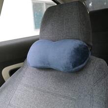 LANGRIA Infinity-Shape Car Neck Pillow Memory Foam Headrest Lumbar Support Blue - Blue - View 6