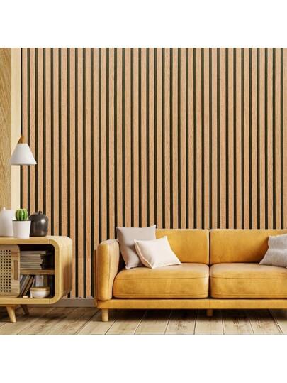 Roll Self Adhesive Pvc Material Wallpaper Featuring Alternating New Chinese Zwart Natural Wood Stripes, Perfect Renovating Com Tafel Environments Resisting Moisture Mildew, Living Rooms, Bedrooms, Foyers, Tea Company Reception Areas, Conference Other Applications. view 6