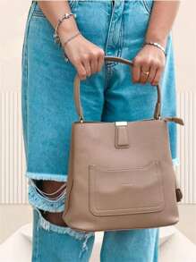 Elisabeth Bag And Backpack Versatile Women's Bags Crossbody Bag Shoulder Underarm Bag Small Tote Bag - 卡其色 - 查看 3