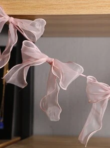 1 Vòng Hoa Nơ Hồng Trang Trí Chủ Đề Lãng Mạn, Trang Trí Nơ Treo Thanh Lịch, Thích Hợp Cho Ngày Valentine, Đám Cưới, Thiết Kế Nơ Mềm Mại, Thẩm Mỹ với Chi Tiết Thắt Nút Nhiều Lớp, Màn Treo Trang Trí Thanh Lịch Tạo Không Khí Quyến Rũ, Thích Hợp Để Trang Trí Kệ Bếp, Tủ, Treo Tường, Cửa Sổ, Lối Vào, Phòng Ngủ, Phòng Khách, Đám Cưới, Lễ Đính Hôn, Tiệc Cô Dâu, Kỷ Niệm, Chụp Ảnh Kỷ Niệm. - Nhiều màu - Xem 10