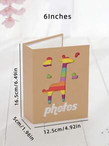 6 "/ Large 6" 6-Inch 4R, Bag Insert Album 4D, 6-Inch Plastic, Paper Insert Bag, Kraft Paper Album, Hollow Album Back To School - Multicolor - View 20