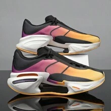 High-Quality Basketball Shoes For Men/Women, Hollow Outsole Anti-Slip Shock-Absorbing, Knitted Mesh Upper Fashionable & Breathable