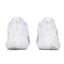 Under Armour Unisex Basketballschuhe Curry HOVR Splash 3 Low-Top Sportschuhe, empfohlen 0,5 oder 1 Größe größer zu bestellen (3026275-101)