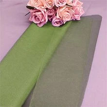 5米*48厘米透明水晶雲絲織物紗網卷，適用於家庭禮品包裝、婚禮儀式走道椅子裝飾、慶祝派對裝飾、嬰兒沐浴襯衫、DIY手工藝品製作等 - 彩色 - 查看 17