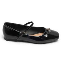 Chaussures plates pour femmes avec sangles et décorations, style classique - NOIR-1 - Voir 3