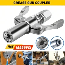 1 pezzo Accoppiatore bloccabile ad alta pressione per pistola per grasso, pompa manuale per olio/grasso, ugello per pistola per grasso con doppia maniglia, accessori per l'automotive