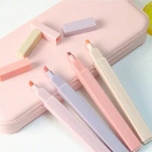 Pixuri colorate cu gel fluorescent Morandi, Pixuri pentru evidențiere pastel Macarons pentru protecția ochilor, Pixuri colorate pentru jurnal, Rechizite pentru întoarcerea la școală pentru studenți