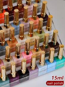 6Colors 15ml Gel Nail Polish Series Starter Pure Soak Off No Wipe Nail Gel Polish Suitable For All Seasons