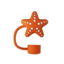 1pc/6pcs Straw Cover Cap For Cup, Silicone Sea Animal Straw Topper For 30&40 Oz Tumbler With Handle, Straw Tips Lids School Supplies New Year's Gifts, Party Favors - Multicolor - View 11