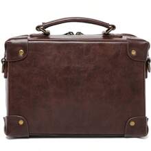 Ladies' Leather Bag New European And American Punk Retro Style Embossed Women's Shoulder Bag Cross Bag Handbag - Brown - View 3