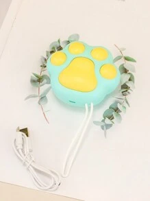 1件1200mAh可充电暖手宝，便携式恒温暖手宝，迷你卡通猫爪设计（3档可调） - 彩色 - 查看 8