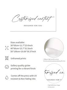 1pc Unframed Custom Quote Sign Wall Arts , Designed For You ,Personalized Wood Framed Sign , Custom Wall Art , Personalized Signs Poster, Valentine's Day, Valentine's Day Decor Gifts Birthday Graduation,Home Refresh,Multi-Functional, ,Ornamental,Reusable,Exquisite,Stylish,High-Quality,Colorful,Modern,Custom,Personalized,Unique,Ideal Gifts For Him,Ideal Gifts For Her,Boyfriend,Dad,Girlfriend,Mom,Family,Friends,Tea Room,Home,Garden,Office,For Anniversaries,For Valentine's Day,For Mother's Day,For Birthdays,For Father's Day,For Graduation,For Weddings,For Housewarming